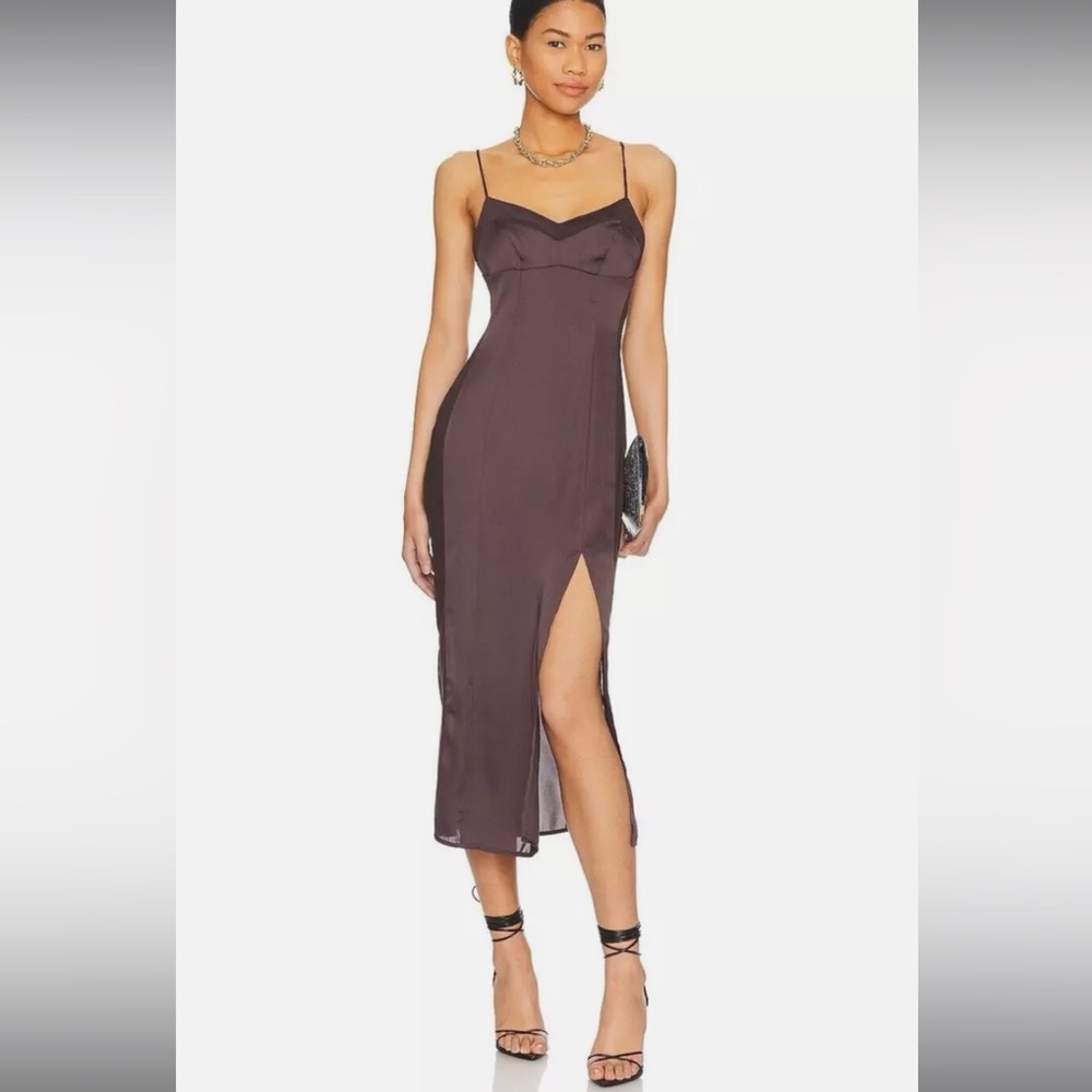 Free People Intimately Mocha Slip Dress